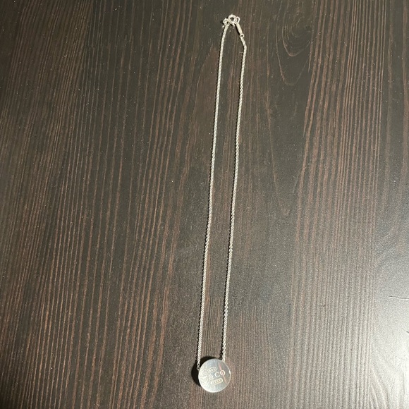 Tiffany & Co Concave Circle Pendant Necklace - Picture 6 of 10